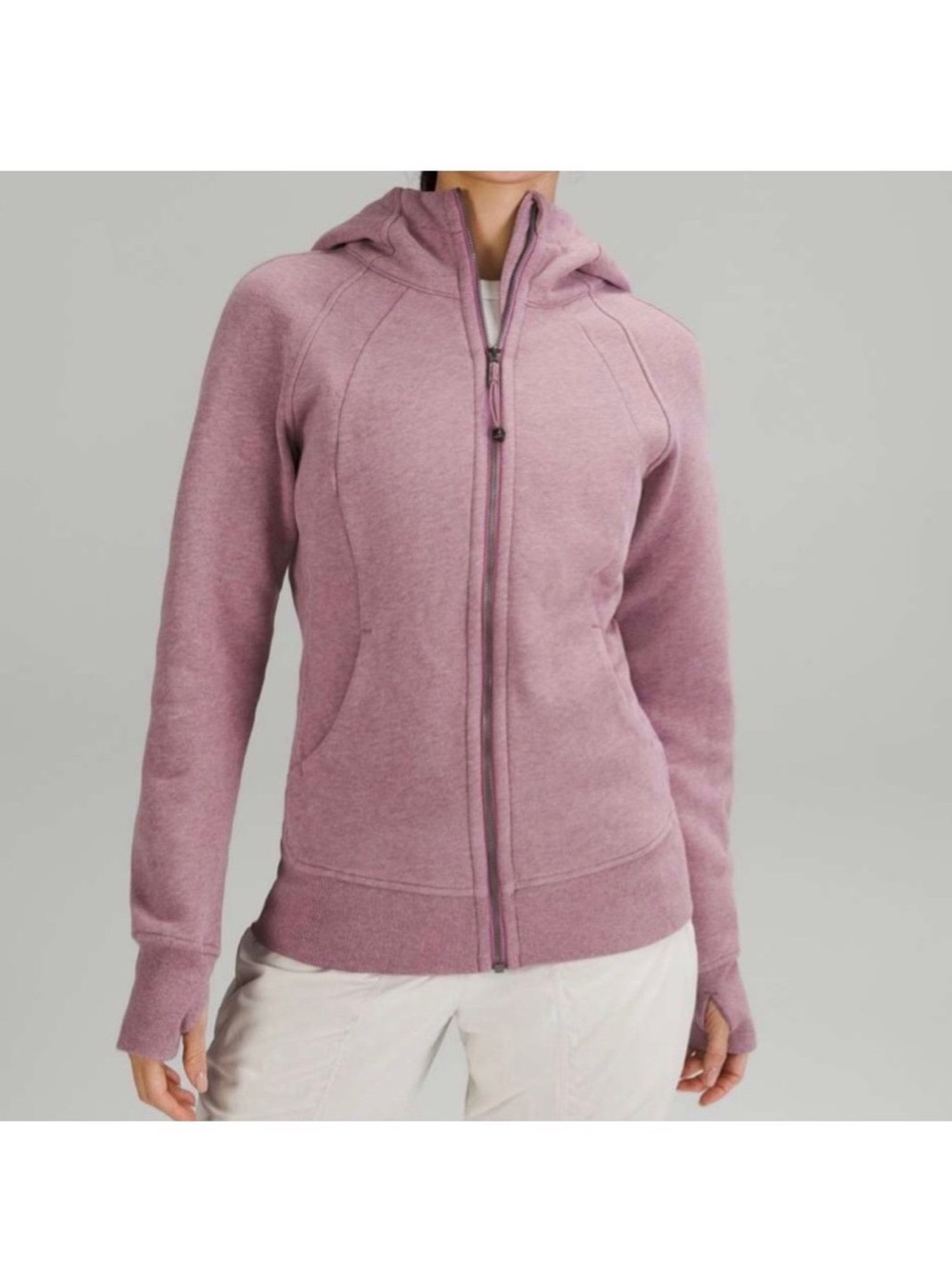 lululemon athletica Dusty Rose Full-Zip Hooded Sweatshirt
